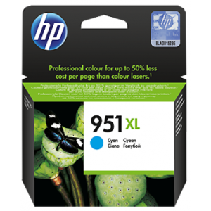 HP 951XL High Yield Cyan Original Ink Cartridge 1