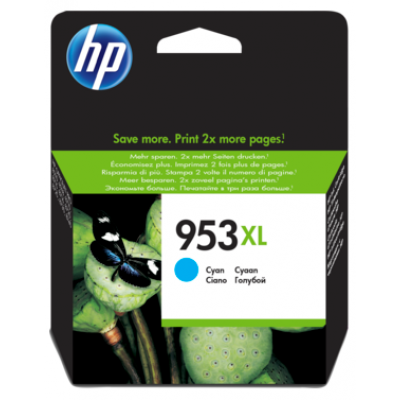 HP 953XL High Yield Cyan Original Ink Cartridge 1