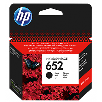 HP 652 Black Original Ink Advantage Cartridge 1