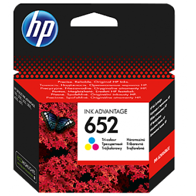 HP 652 Tri-color Original Ink Advantage Cartridge 1